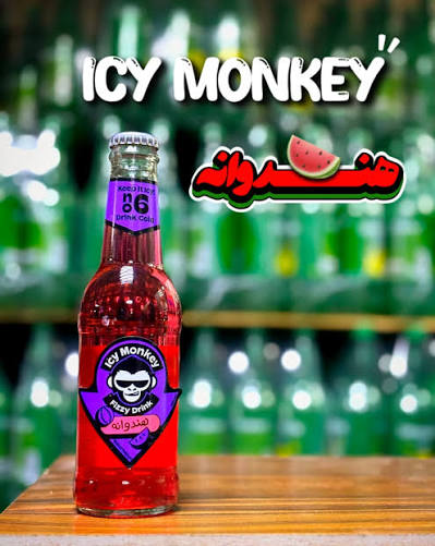 نوشیدنی گازدار آیسی مانکی طعم هندوانه(Icy Monkey)