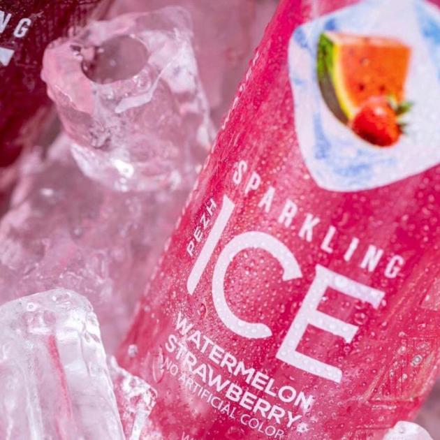 نوشیدنی گازدار بدون قند پژ آیس طعم توت فرنگی (PJ Ice)